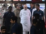 Union home minister Amit Shah exits LNJP Hospital after meeting the victims following a blast near Red Fort Metro Station in New Delhi on Monday. (HT Photo/Sonu Mehta) Union home minister Amit Shah exits LNJP Hospital after meeting the victims following a blast near Red Fort Metro Station in New Delhi on Monday. (HT Photo/Sonu Mehta)