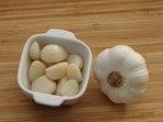 Allicin in garlic is the magic compound that helps lower cholesterol.