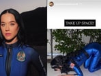 Orlando Bloom's GF dresses as Katy Perry
