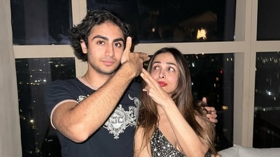 Malaika Arora's son Arhaan Khan turned 23 on November 9. (Instagram/iamarhaankhan)