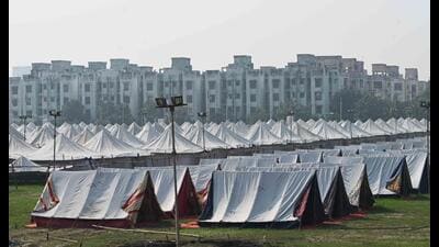 After 61 years, UP to host the Jamboree; PM Modi to inaugurate event at Vrindavan Yojana in Lucknow. (Deepak Gupta/HT Photo)