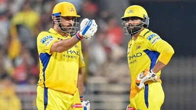 S Badrinath highlighted how MS Dhoni’s trust and mentorship have been instrumental in shaping Ravindra Jadeja’s career, (AFP) S Badrinath highlighted how MS Dhoni’s trust and mentorship have been instrumental in shaping Ravindra Jadeja’s career, (AFP)