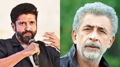 Farhan Akhtar and Naseeruddin Shah Farhan Akhtar and Naseeruddin Shah