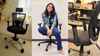 A well-designed ergonomic chair transforms work hours into comfort hours with balanced support, breathable mesh, and posture-friendly design. (Hindustan Times) A well-designed ergonomic chair transforms work hours into comfort hours with balanced support, breathable mesh, and posture-friendly design. (Hindustan Times)