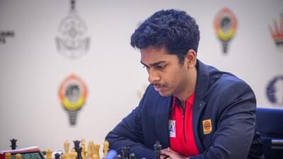 Pranav won the match on Day 1 of the round before holding on for a draw to secure his spot in the third round. (Michal Walusza) Pranav won the match on Day 1 of the round before holding on for a draw to secure his spot in the third round. (Michal Walusza)
