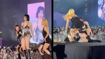 Singer-songwriter Hyuna collapsed onstage during a performance in Macau.
