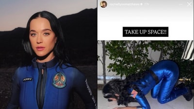 Orlando Bloom's GF dresses as Katy Perry (Reddit/r/popculturechat/ Instagram/Katy perry) Orlando Bloom's GF dresses as Katy Perry (Reddit/r/popculturechat/ Instagram/Katy perry)