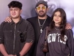 Arshad Warsi and Maria Goretti with their children Zeke and Zoe. Arshad Warsi and Maria Goretti with their children Zeke and Zoe.