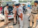 Security teams from all departments have been stationed at the Mini Secretariat command centre as police monitor expressways and city checkpoints. (PTI) Security teams from all departments have been stationed at the Mini Secretariat command centre as police monitor expressways and city checkpoints. (PTI)