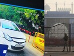 Hyundai i20 car was stationed at Sunehri Masjid parking lot near Delhi's Red Fort for two hours Hyundai i20 car was stationed at Sunehri Masjid parking lot near Delhi's Red Fort for two hours