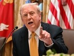 President Donald Trump at the White House, Nov. 7.