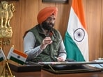 Sirsa said the Opposition’s criticism stems from Delhi’s improving AQI trends, noting that AAP had itself used water sprinklers to control dust. (RAJ K RAJ /HT PHOTO) Sirsa said the Opposition’s criticism stems from Delhi’s improving AQI trends, noting that AAP had itself used water sprinklers to control dust. (RAJ K RAJ /HT PHOTO)