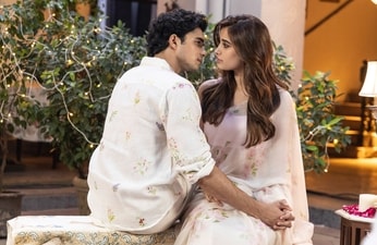 Rasha and Abhay shoot an intimate romantic song for their next. Rasha and Abhay shoot an intimate romantic song for their next.