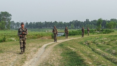 File photo of Sashastra Seema Bal (SSB) conducting patrolling along the Indo-Nepal Border to curb infiltration amid ongoing Nepal unrest, on Thursday. (SSB) File photo of Sashastra Seema Bal (SSB) conducting patrolling along the Indo-Nepal Border to curb infiltration amid ongoing Nepal unrest, on Thursday. (SSB)