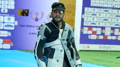 Aishwary Pratap Singh Tomar won his first senior individual medal at World Championships in Cairo on Tuesday. (NRAI) Aishwary Pratap Singh Tomar won his first senior individual medal at World Championships in Cairo on Tuesday. (NRAI)