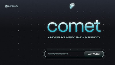 Perplexity has announced the release of its AI-powered Comet browser, now available for Windows users. (Perplexity) Perplexity has announced the release of its AI-powered Comet browser, now available for Windows users. (Perplexity)