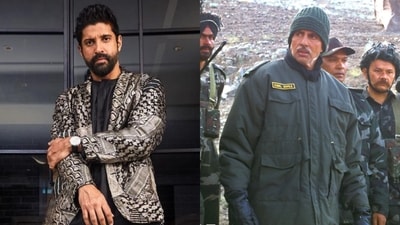 Farhan Akhtar talks about working with Amitabh Bachchan in Lakshya. Farhan Akhtar talks about working with Amitabh Bachchan in Lakshya.