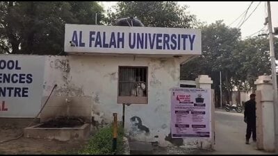 Forensic tests found preliminary traces of ammonium nitrate-based compounds in the college lab, confirming on-site experimentation. (PTI) Forensic tests found preliminary traces of ammonium nitrate-based compounds in the college lab, confirming on-site experimentation. (PTI)