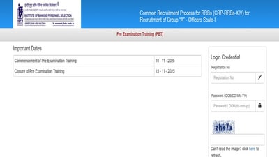 IBPS RRB Exam 2025: PET link activated for Officers Scale I, direct link here