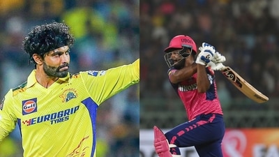 Ravindra Jadeja for CSK and Sanju Samson for RR. (ANI and IPL) Ravindra Jadeja for CSK and Sanju Samson for RR. (ANI and IPL)