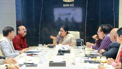 NBCC, Delhi Metro, and NHAI were directed to ensure proper waste disposal and install smog guns at all construction and infrastructure sites. (HT Photo) NBCC, Delhi Metro, and NHAI were directed to ensure proper waste disposal and install smog guns at all construction and infrastructure sites. (HT Photo)