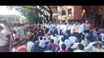 The association urged the state not only to file a review petition in the Supreme Court but also, if necessary, seek an amendment to the Right to Education (RTE) Act through the central government to safeguard existing teachers. (HT) The association urged the state not only to file a review petition in the Supreme Court but also, if necessary, seek an amendment to the Right to Education (RTE) Act through the central government to safeguard existing teachers. (HT)