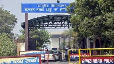 The civil terminal, which began operations in October 2019, serves passengers from Ghaziabad, Gautam Budh Nagar, Delhi, and other parts of western Uttar Pradesh. (Sakib Ali/HT Photo) The civil terminal, which began operations in October 2019, serves passengers from Ghaziabad, Gautam Budh Nagar, Delhi, and other parts of western Uttar Pradesh. (Sakib Ali/HT Photo)