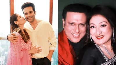 Aarti Singh and Krushna Abhishek are the niece and nephew of actor Govinda and Sunita Ahuja Aarti Singh and Krushna Abhishek are the niece and nephew of actor Govinda and Sunita Ahuja