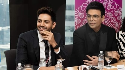 Karan Johar has praised Kartik Aaryan. Karan Johar has praised Kartik Aaryan.