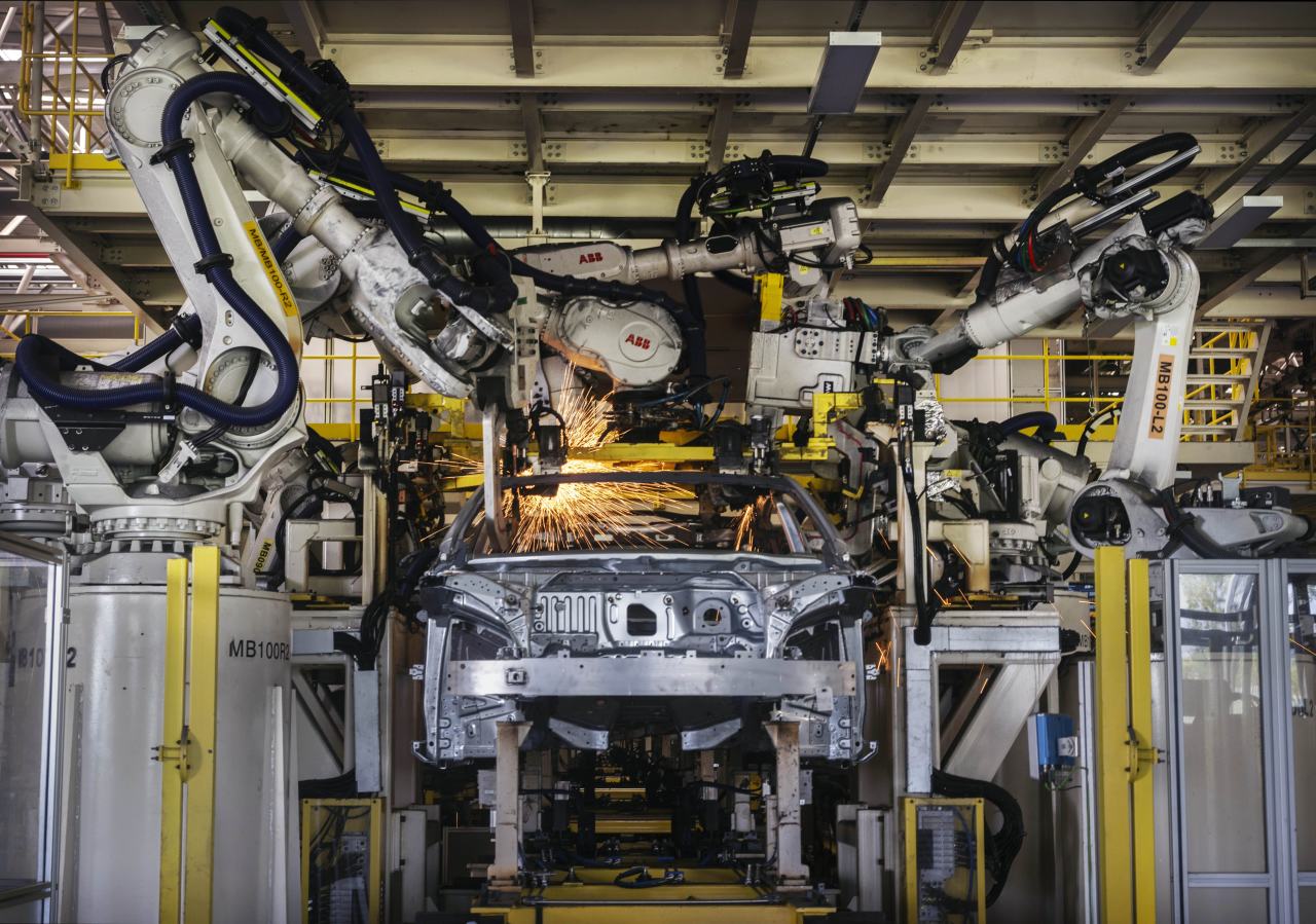 China is already using AI in many aspects of manufacturing, including vehicle-production lines like this one at Zeekr. But its ‘AI Plus’ plan aims to have the technology infiltrate almost every area of the economy by 2030. China is already using AI in many aspects of manufacturing, including vehicle-production lines like this one at Zeekr. But its ‘AI Plus’ plan aims to have the technology infiltrate almost every area of the economy by 2030.
