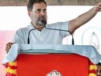 Lok Sabha Leader of Opposition Rahul Gandhi speaks during an election meeting at Shishabari, in Purnia on Sunday. (AICC/ANI Photo) Lok Sabha Leader of Opposition Rahul Gandhi speaks during an election meeting at Shishabari, in Purnia on Sunday. (AICC/ANI Photo)