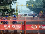 New Delhi, Nov 12 (ANI): Delhi Police personnel and Rapid Action Force (RAF) seen near the Red Fort area as security tightened after a blast took place, in New Delhi on Wednesday. (ANI Photo/Atul Kumar Yadav) New Delhi, Nov 12 (ANI): Delhi Police personnel and Rapid Action Force (RAF) seen near the Red Fort area as security tightened after a blast took place, in New Delhi on Wednesday. (ANI Photo/Atul Kumar Yadav)