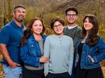 Adelita Grijalva with her husband, Sol Gómez, and their three children,