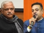 B.L. Santosh and Sambit Patra are also expected to hold a joint meeting with National Democratic Alliance (NDA) MLAs to discuss the way forward for restoring political normalcy and improving coordination among coalition partners