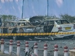 Delhi Red Fort Blast: The explosion in the Hyundai i20 car was so powerful that it shattered the windows of vehicles parked metres away. Delhi Red Fort Blast: The explosion in the Hyundai i20 car was so powerful that it shattered the windows of vehicles parked metres away.