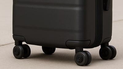 A sleek 8-wheel trolley bag glides effortlessly, offering unmatched stability and ease for stress-free travel on any surface. (Ai generated) A sleek 8-wheel trolley bag glides effortlessly, offering unmatched stability and ease for stress-free travel on any surface. (Ai generated)