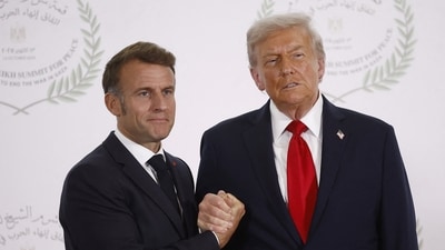 Donald Trump might have issues with his counterpart in France, Emmanuel Macron. (REUTERS)