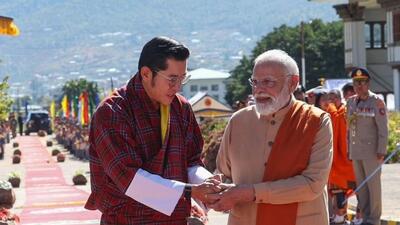 Modi inaugurated the “Kālacakra Wheel of Time Empowerment” at the Global Peace Prayer Festival. (Narendra Modi | Official X account) Modi inaugurated the “Kālacakra Wheel of Time Empowerment” at the Global Peace Prayer Festival. (Narendra Modi | Official X account)