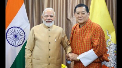Modi said India and Bhutan have shared a deep spiritual and cultural bond for centuries. (X) Modi said India and Bhutan have shared a deep spiritual and cultural bond for centuries. (X)
