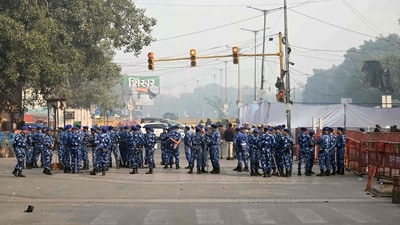 Rapid action force personnel stand guard near the site of the deadly explosion that killed at least 10 on Monday evening. Prime Minister Narendra Modi on November 11 called a deadly car explosion in the heart of the capital a "conspiracy", vowing those responsible will face justice. (Arun Sankar/AFP) Rapid action force personnel stand guard near the site of the deadly explosion that killed at least 10 on Monday evening. Prime Minister Narendra Modi on November 11 called a deadly car explosion in the heart of the capital a "conspiracy", vowing those responsible will face justice. (Arun Sankar/AFP)