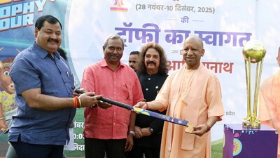 Chief Minister Yogi Adityanath to lead the welcome ceremony for the Hockey World Cup Trophy in Lucknow.