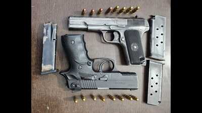The Punjab anti-gangster task force (AGTF), in a joint operation with the Batala Police, has nabbed a member of the Jaggu Bhagwanpuria gang and recovered two sophisticated pistols from his possession, said director general of police (DGP) Gaurav Yadav on Wednesday.