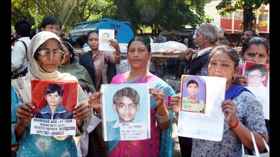 The parents were the first to report their children missing in 2005, the first to protest outside D5, and the last to be heard. (HT Archive) The parents were the first to report their children missing in 2005, the first to protest outside D5, and the last to be heard. (HT Archive)