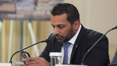 Kash Patel FBI jet usage row: MAGA infighting erupts after FBI head defends GF (AP Photo/Evan Vucci) (AP) Kash Patel FBI jet usage row: MAGA infighting erupts after FBI head defends GF (AP Photo/Evan Vucci) (AP)