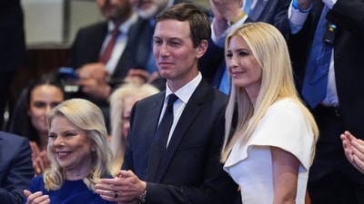 Jared Kushner and Ivanka Trump  (AP Photo/Evan Vucci, Pool) (AP)