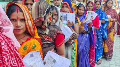 The voter turnout in the final round stood at 68.94%, according to the Election Commission of India. (@CEOBihar/X) The voter turnout in the final round stood at 68.94%, according to the Election Commission of India. (@CEOBihar/X)