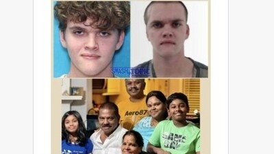 Luke Resecker, a Texas teenager, was sentenced to 65 years in prison for a crash that killed six family members of Indian origin. (X@Barb33Chris)