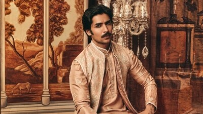 A representational image of a model dressed as a groom in JJ Valaya A representational image of a model dressed as a groom in JJ Valaya
