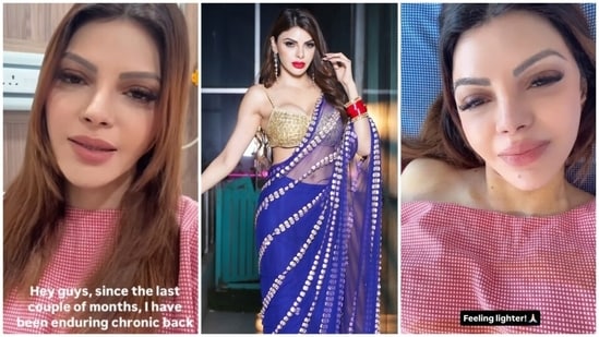 Sherlyn Chopra shared her decision to remove her breast implants due to chronic pain and health issues. (Instagram/ Sherlyn Chopra)