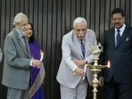 CJI Bhushan R Gavai (right), Delhi high court chief justice DK Upadhyay and former SC judge Madan Lokur during the 30th Justice Sunanda Bhandare Memorial Lecture (LIVE LAW- YOUTUBE) CJI Bhushan R Gavai (right), Delhi high court chief justice DK Upadhyay and former SC judge Madan Lokur during the 30th Justice Sunanda Bhandare Memorial Lecture (LIVE LAW- YOUTUBE)